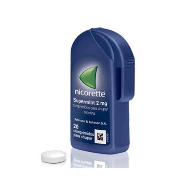 Nicorette Supermint Efg 2 Mg 20 Comprimidos Para