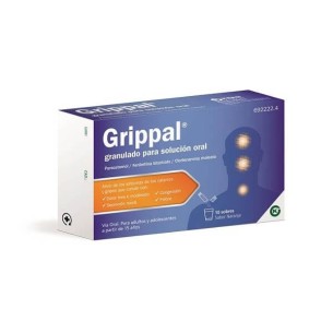 Grippal Granulado Para Solucion Oral, 10 Sobres