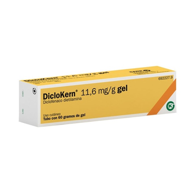 DICLOKERN 10 MG/G GEL TOPICO 60 G