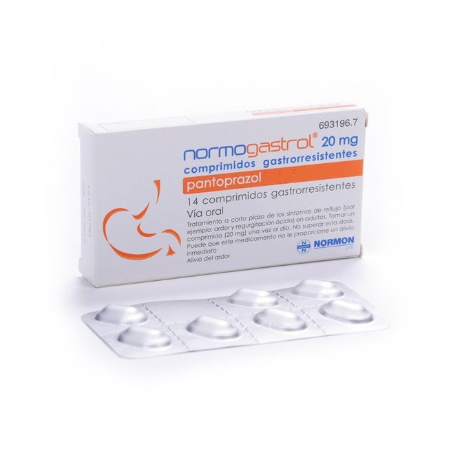 Normogastrol Efg 20 Mg 14 Comprimidos Gastrorres