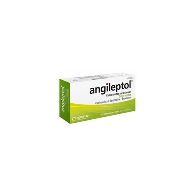 Angileptol 30 Comprimidos Para Chupar Menta