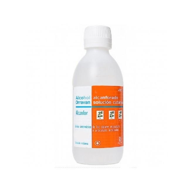 ALCOHOL ALCANFORADO ORRAVAN SOLUCIÓN CUTANEA 500ML - (1UD)