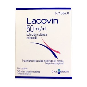 LACOVIN 50 MG/ML SOLUCION CUTANEA 4 FRASCOS 60 M