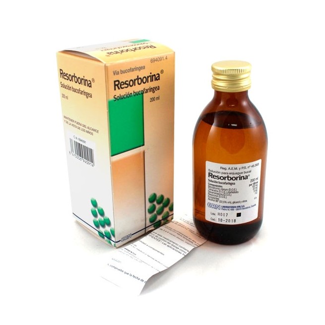 Resorborina Solucion Topica 200 ml