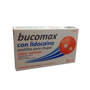 Bucomax Lidocaina 24 Pastillas Para Chupar Naran
