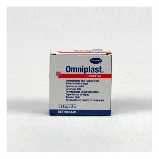 Omniplast Esparadrapo Tejido Resistente Blanco 10M