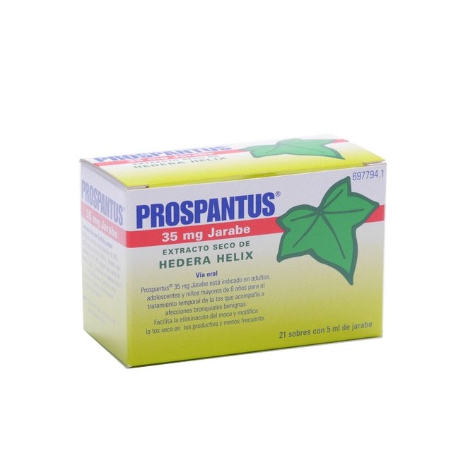 Prospantus 35 Mg 21 Sobres Jarabe 5 ml