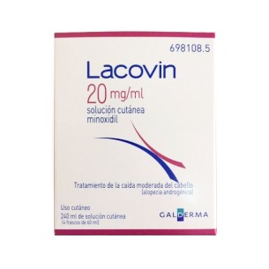 LACOVIN 20MG/ML SOLUCIÓN CUTÁNEA, 4X60ML