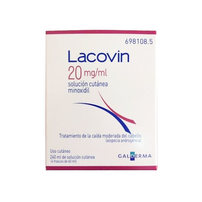 LACOVIN 20MG/ML SOLUCIÓN CUTÁNEA, 4X60ML