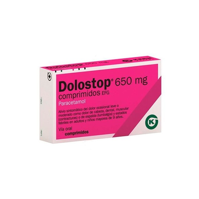 Dolostop Efg 650 Mg 20 Comprimidos