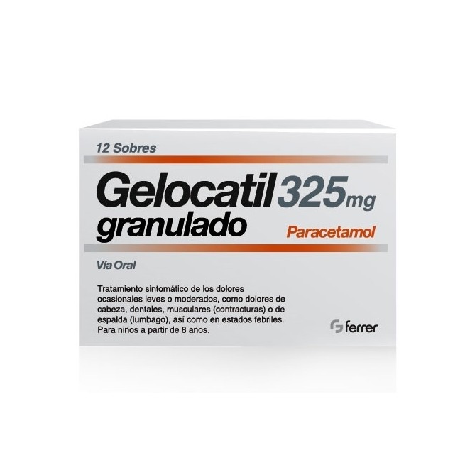 Gelocatil 325 Mg 12 Sobres Granulado