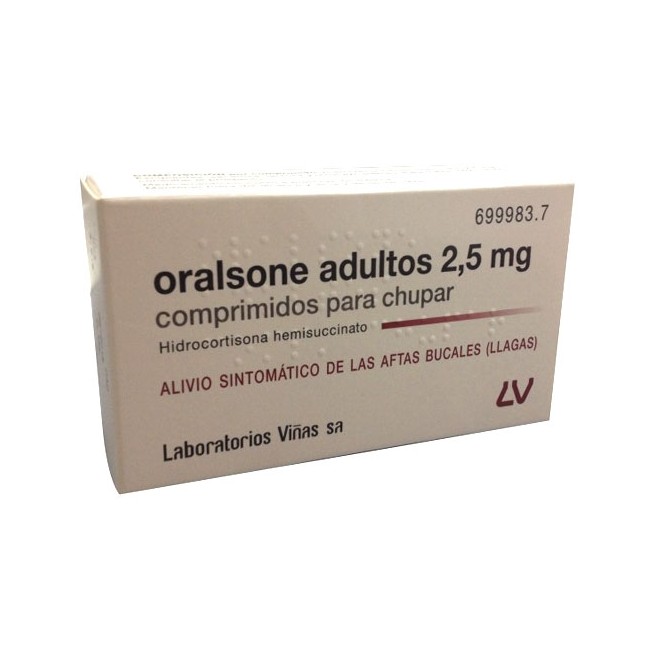 Oralsone Adultos 2.5 Mg 12 Comprimidos Para Chup