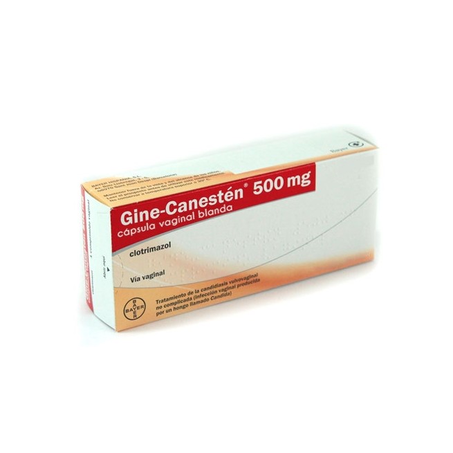 GINE CANESTEN 500 MG 1 CAPSULA VAGINAL BLANDA (C