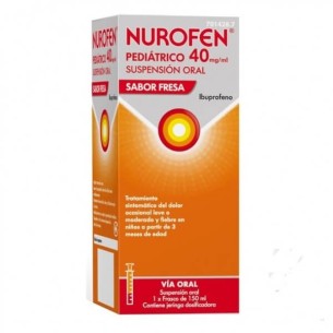 Nurofen Pediatrico 40 Mg/Ml Suspension Oral Sabor Fresa - (150 ml)