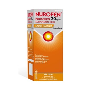 Nurofen Pediatrico 20 Mg/Ml Suspension Oral Sabor Naranja - (200 ml)