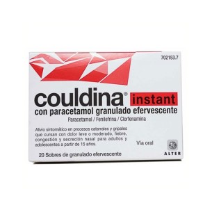 Couldina Instant con Paracetamol 20 Sobres Efervescentes