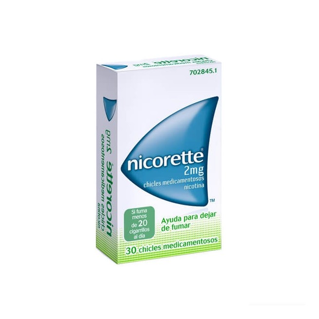 Nicorette 2Mg, 30 Chicles Medicamentosos