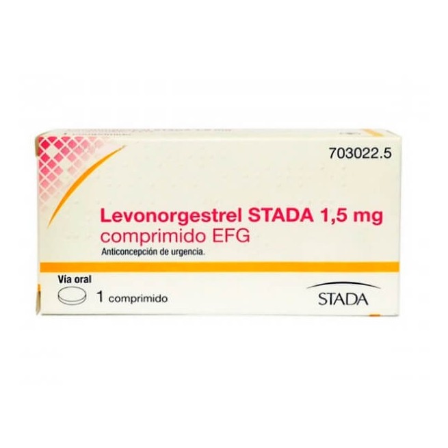 Levonorgestrel Stada 1.5Mg, 1 Comprimido Efg