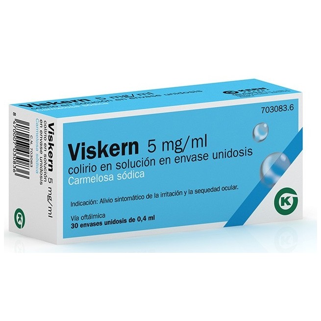 Viskern 5 Mg/Ml Colirio 30 Monodosis Solucion 0.