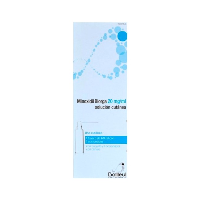 Minoxidil Biorga 20 Mg/Ml Solucion Cutanea 1 Frasco 60 ml