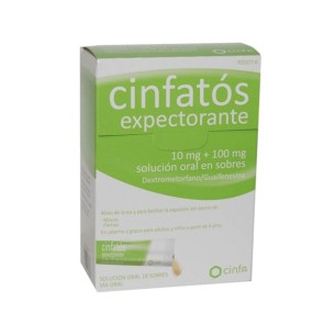 Cinfatos Expectorante 10/100 Mg 18 Sobres Solucion Oral