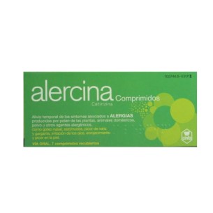 ALERCINA 10 MG 7 COMPRIMIDOS RECUBIERTOS