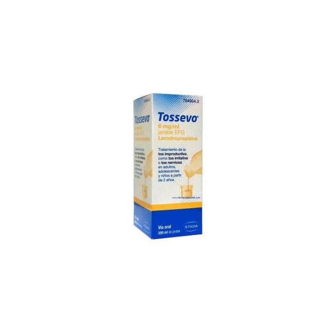 TOSSEVO 6MG/ML JARABE EFG, 1 FRASCO DE 200ML