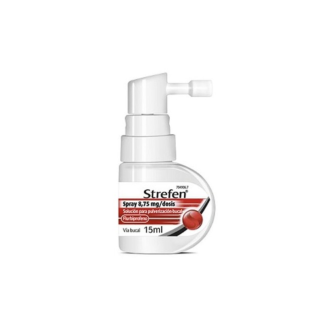 Strefen Spray 8.75 Mg/Dosis Sol Pulverizacion Bucal 15 ml