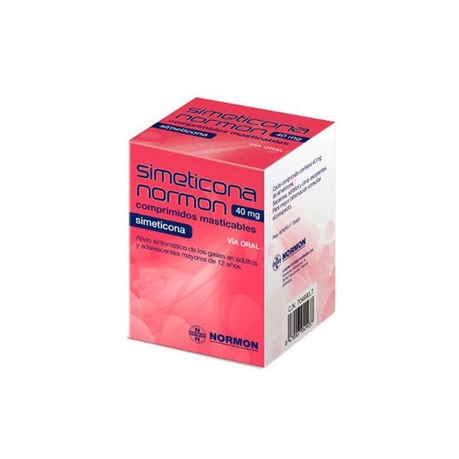 Simeticona Normon 40 Mg 30 Comprimidos Masticables