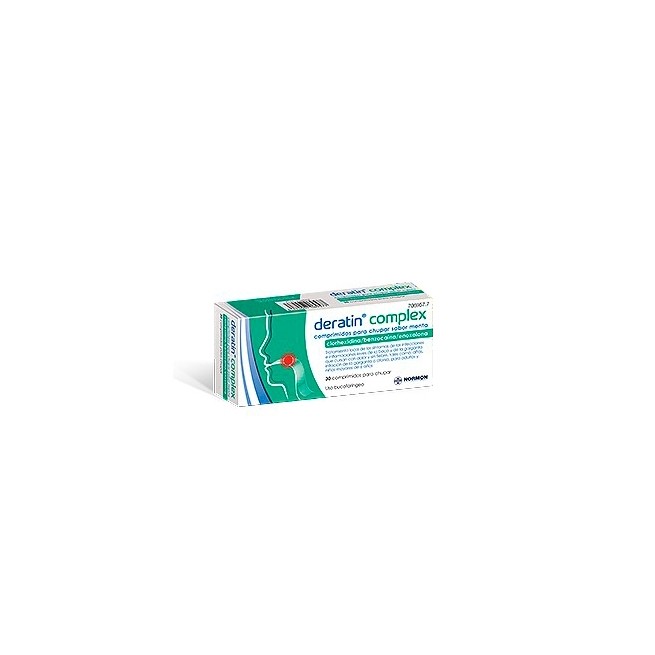 Deratin Complex 30 Comprimidos Para Chupar Miel-Limon