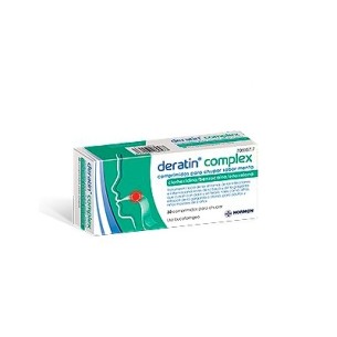 Deratin Complex 30 Comprimidos Para Chupar Menta