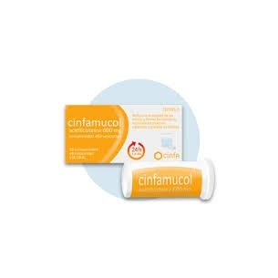 Cinfamucol Acetilcisteina 600 Mg, 10 Comprimidos Efervescentes