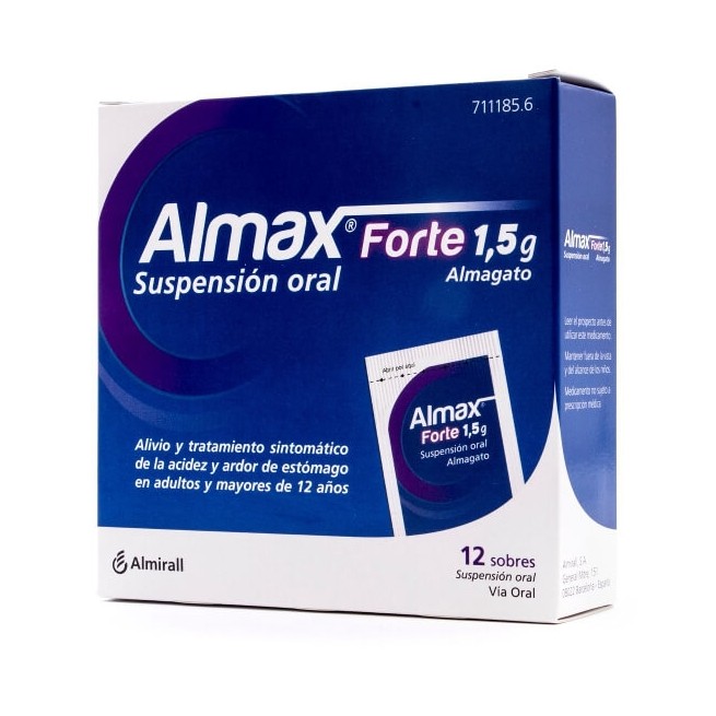 Almax Forte 1,5G Suspensión Oral,12 Sobres