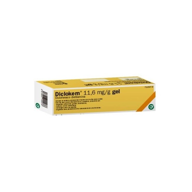 DICLOKERN 11,6 MG/G GEL,TUBO DE 100 G