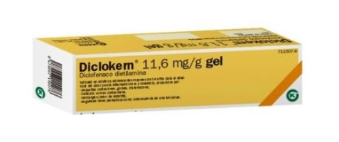 DICLOKERN 11,6 MG/G GEL,TUBO DE 100 G