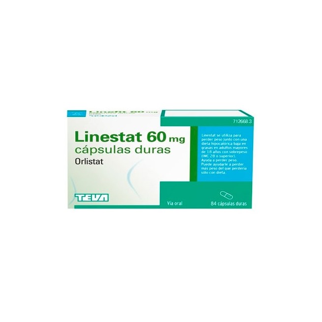 LINESTAT 60 MG, 84 CÁPSULAS DURAS