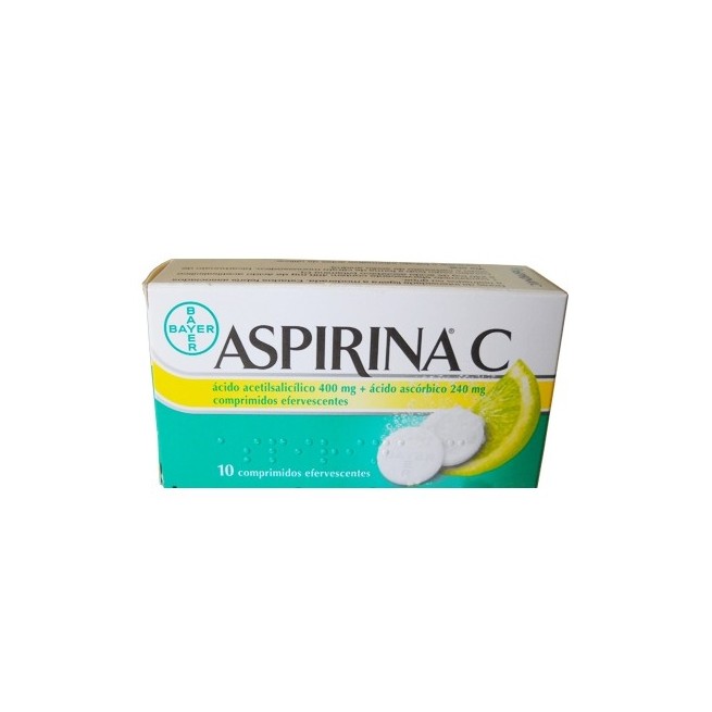 Aspirina C 400/240 Mg 10 Comprimidos Efervescent