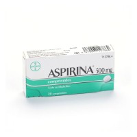Aspirina 500 Mg 20 Comprimidos