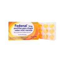 Fodonal 3Mg, 24 Pastillas Para Chupar Sabor Miel-Naranja