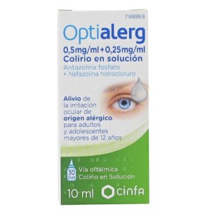 Optialerg 5 Mg/Ml + 0,25 Mg/Ml Frasco de Colirio En Solución - (10 ml)