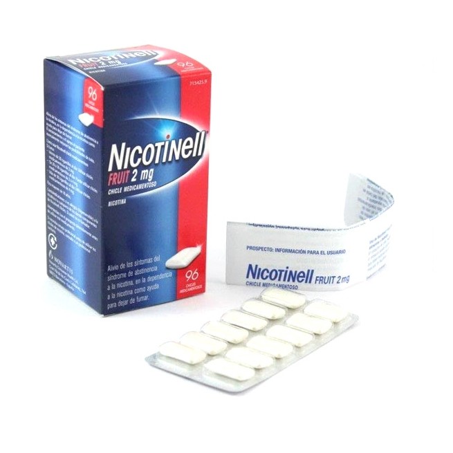 Nicotinell Fruit 2 Mg 96 Chicles Medicamentosos