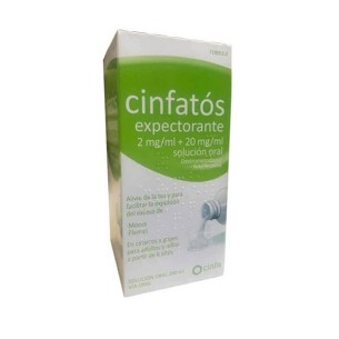 Cinfatos Expectorante 2Mg/Ml + 20Mg/Ml Solución Oral, 1 Frasco de 200 ml