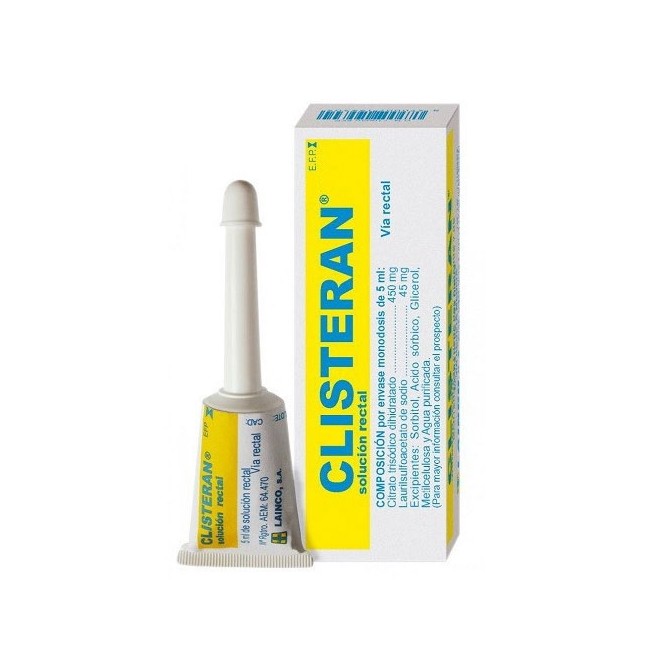 Clisteran Solucion Rectal 1 Enema 5 ml