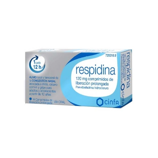 Respidina 120Mg Comprimidos de Liberación Prolongada - (14Comp)