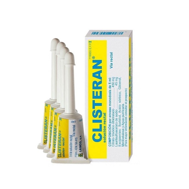 Clisteran Solucion Rectal 4 Enema 5 ml