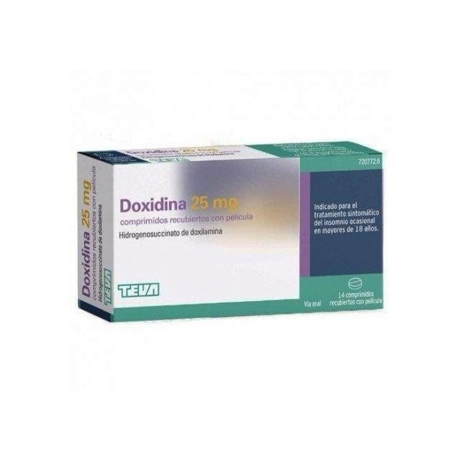 Doxidina 25 Mg Comprimidos Recubiertos con Pelicula 14 Comprimidos