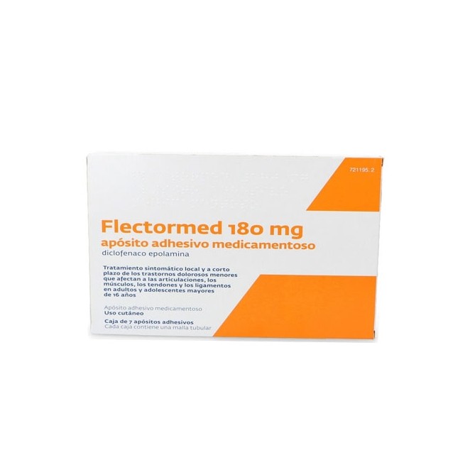 FLECTORMED 180MG, 7 APÓSITOS ADHESIVO MEDICAMENTOSO