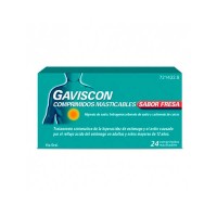 Gaviscon Comprimidos Masticables Sabor Fresa, 24 Comprimidos