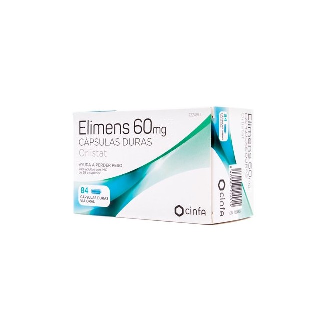 ELIMENS 60MG, 84 CÁPSULAS DURAS (BLISTER)