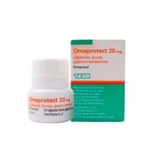 Omeprotect 20 Mg Capsulas Duras Gastrorresistentes, 14 Cápsulas (Frasco)